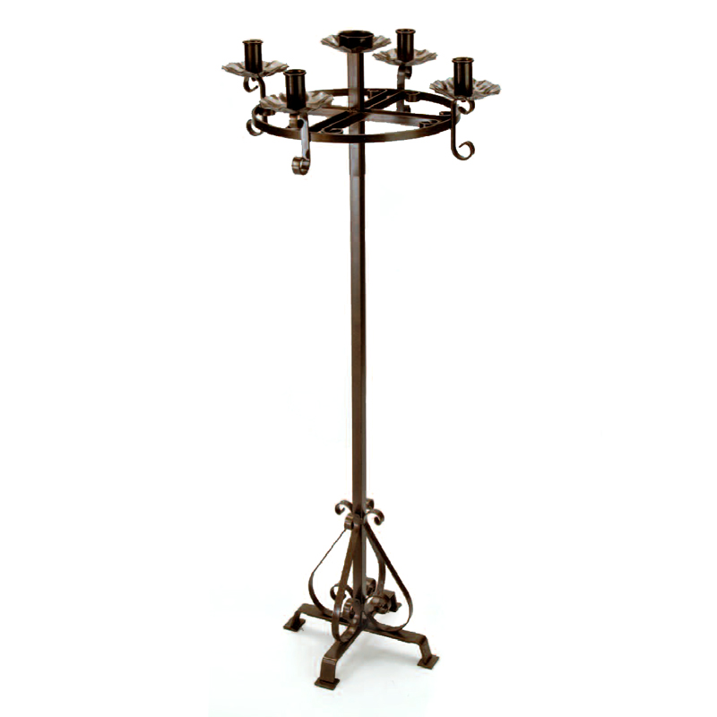 Wrought Iron Floor Stand & Advent Wreath (54") - St. Andrew's Book ...