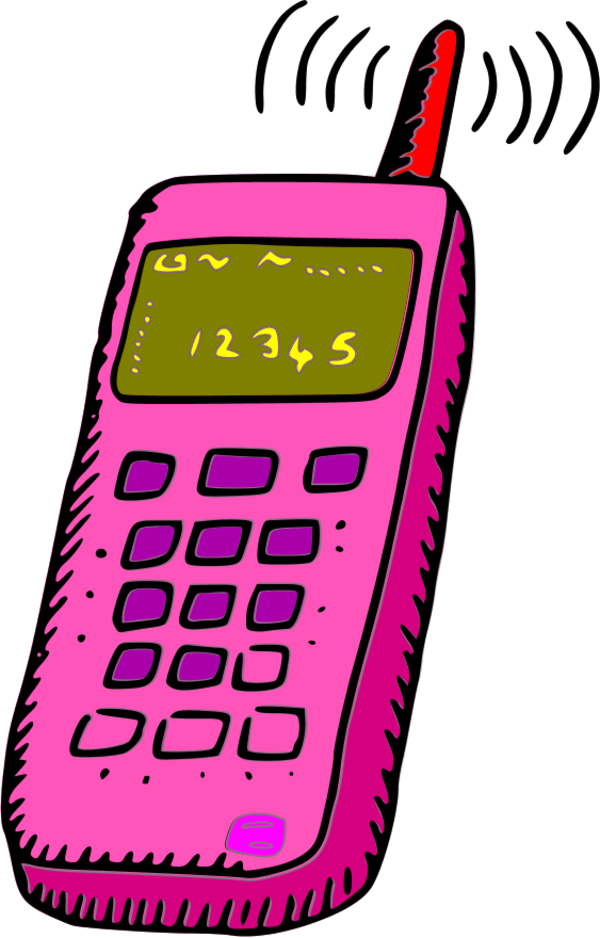 Analogue mobile phone - vector Clip Art