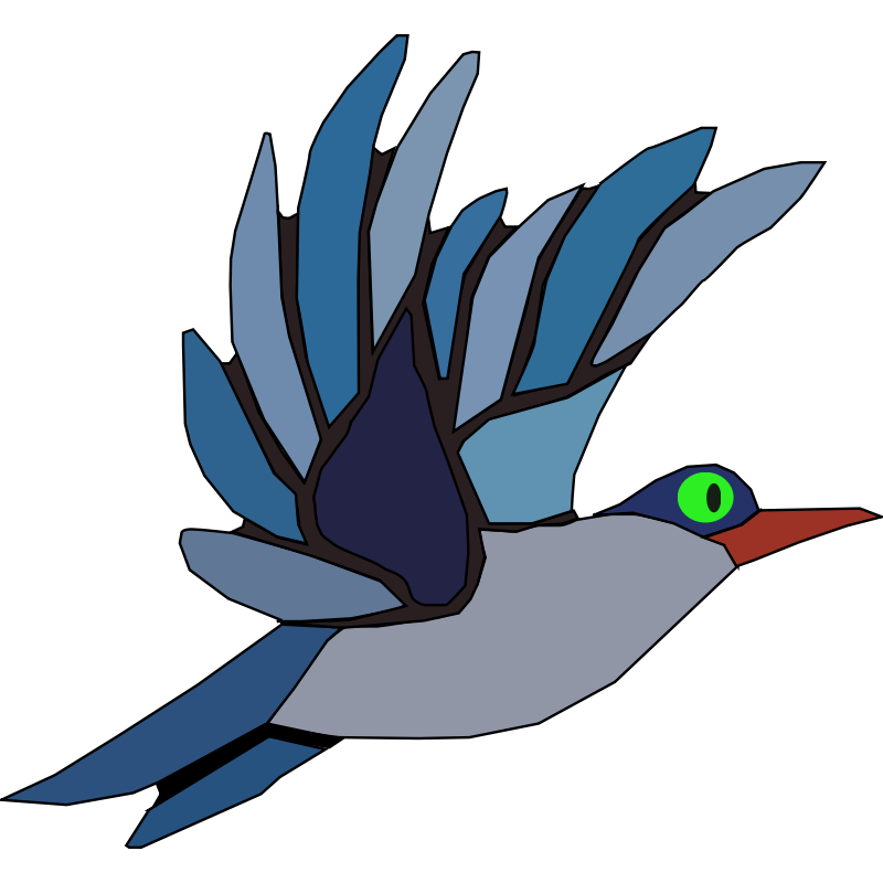 Clipart - Blue bird