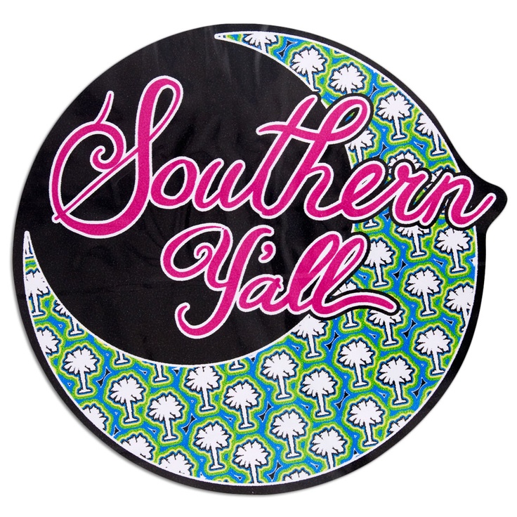 Palmetto Southern Y'all Decal | Carolina Girl | Pinterest