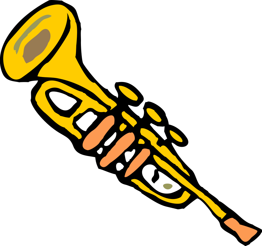Trumpet 02 Clipart, vector clip art online, royalty free design ...