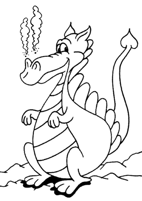 Free Online Printable Kids Colouring Pages - Sheepish Dragon ...