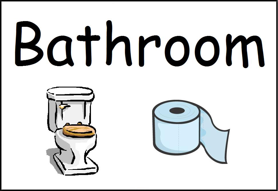 Free Printable Bathroom Signs Cliparts co
