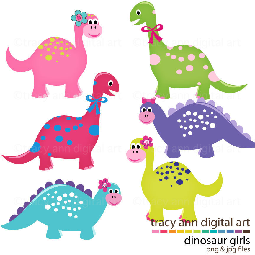 Popular items for dinosaurs clipart on Etsy