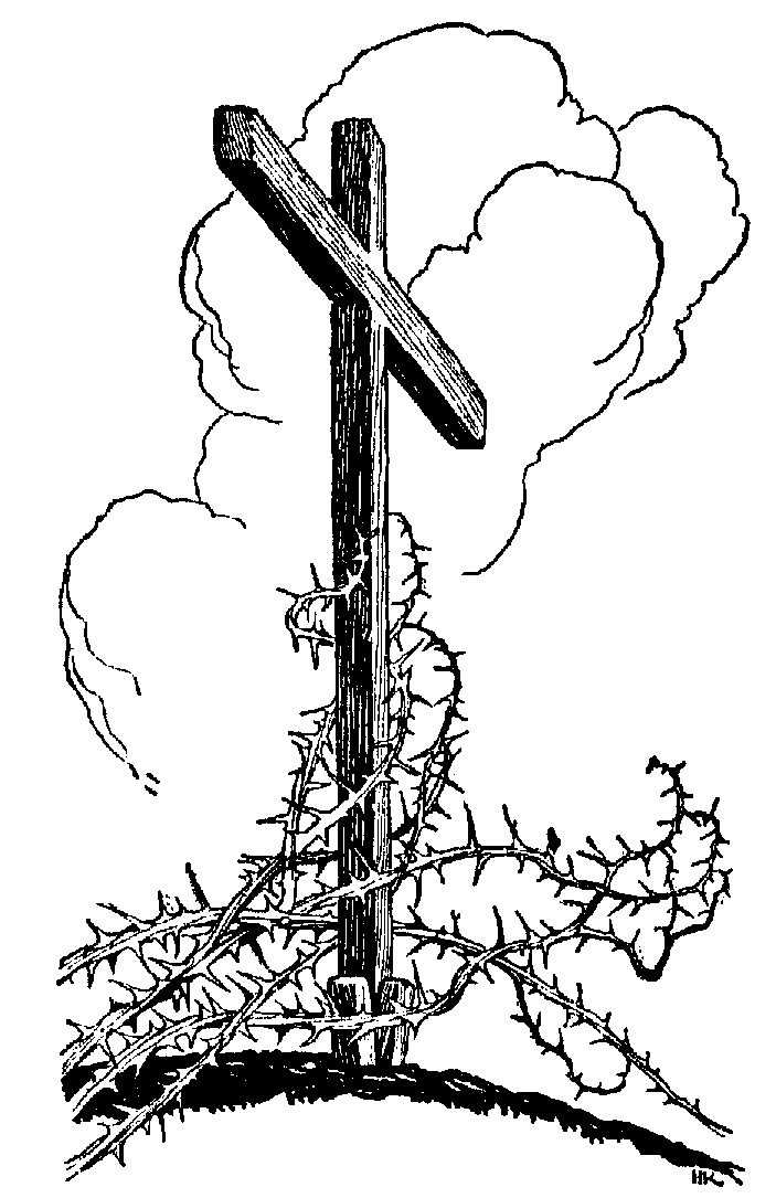 Gallery For > Jesus On Cross Clip Art Black And White
