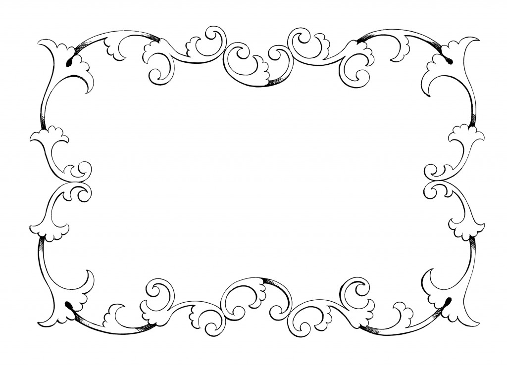 Simple Swirl Border Clip Art Images & Pictures - Becuo