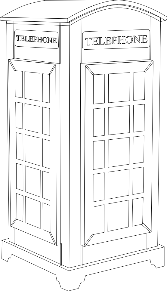 phone booth clipart - photo #26