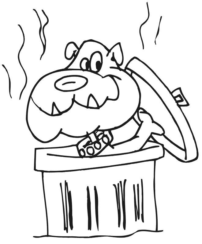 garbage man coloring pages for preschoolers - photo #8