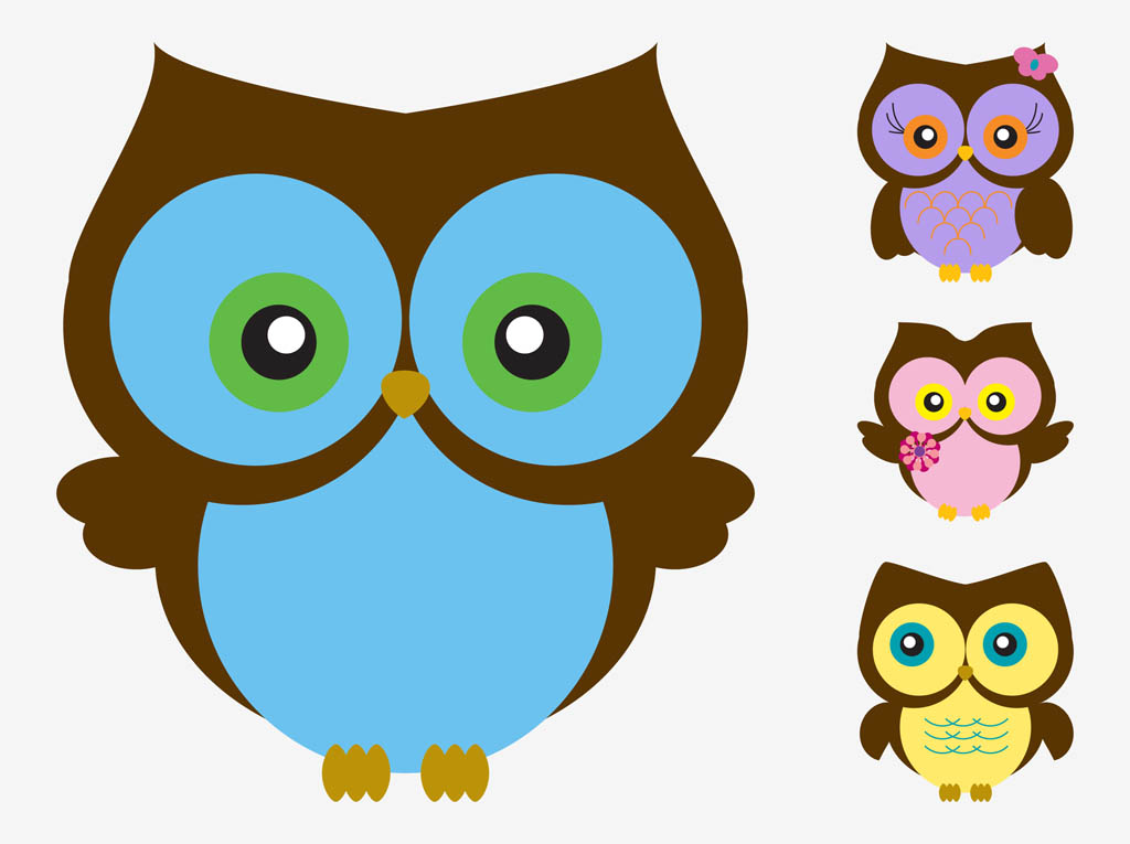Cartoon Owl Pictures For Kids