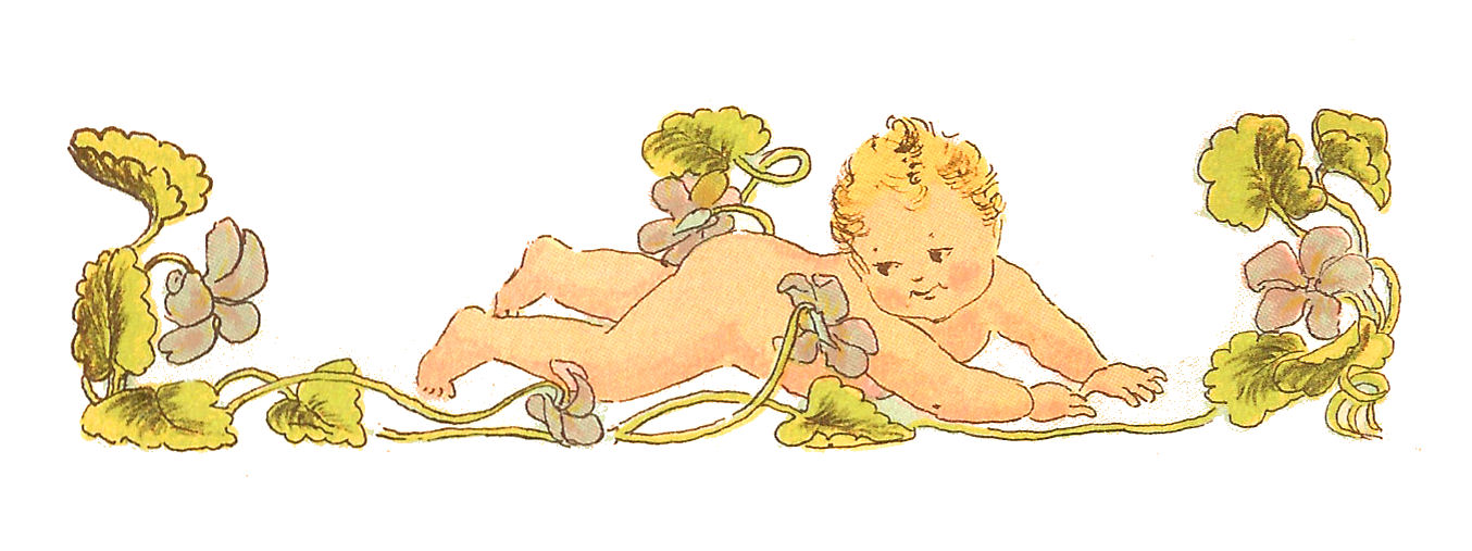 Antique Images: Free Baby Clip Art: Vintage Baby Border Design ...