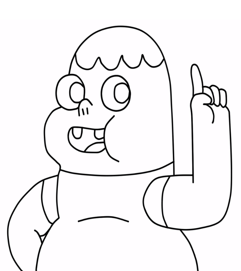 How to draw Clarence | Videos.mn