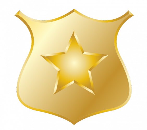 Police Officer Badge Outline - ClipArt Best