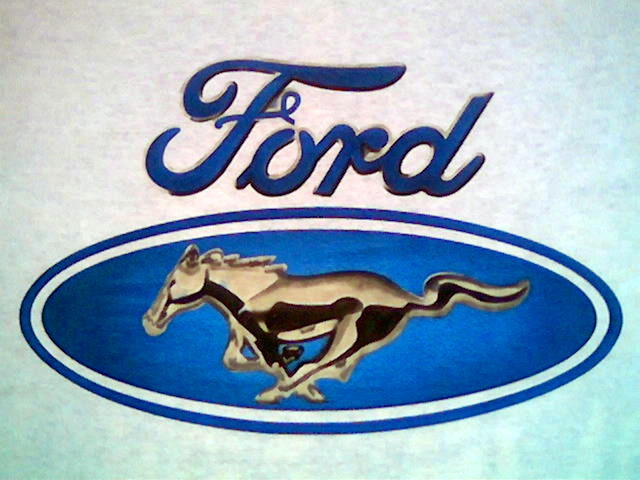 DeviantArt: More Like FORD MUSTANG LOGO AIRBRUSHED by javiercr69