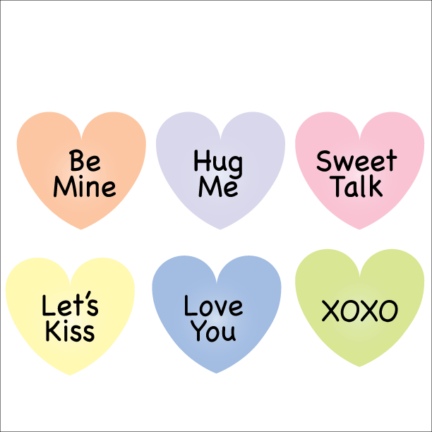 free candy heart clipart - photo #11
