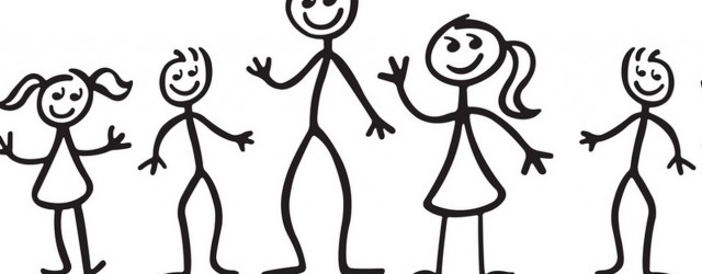 Stick People Family - Cliparts.co