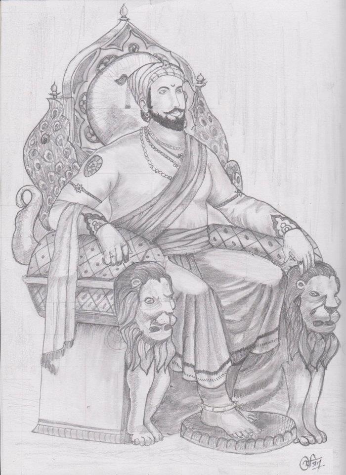 Shivaji Maharaj Sketch - Cliparts.co