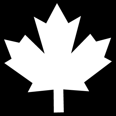 Canada Flag Maple Leaf Decal - Flag Stickers - Sticker Upper