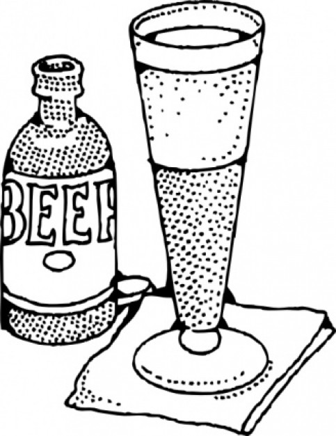 Lage Beer And Glass clip art Vector | Free Download