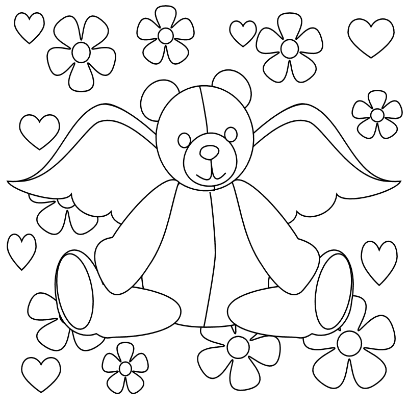 Teddy Bears Coloring Pages | Free coloring pages for kids