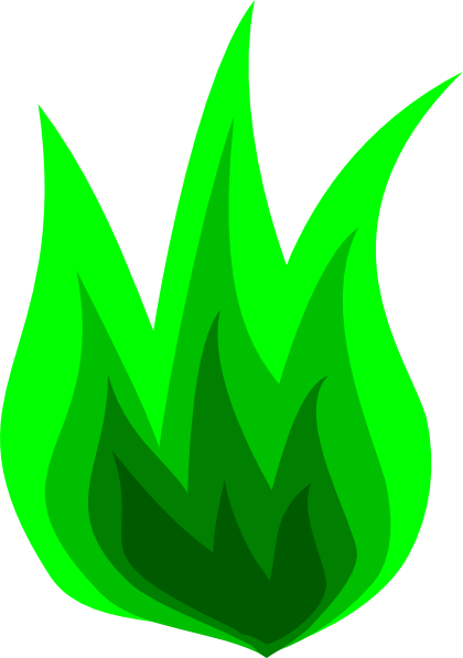 Green Fire 2 Clip Art at Clker.com - vector clip art online ...