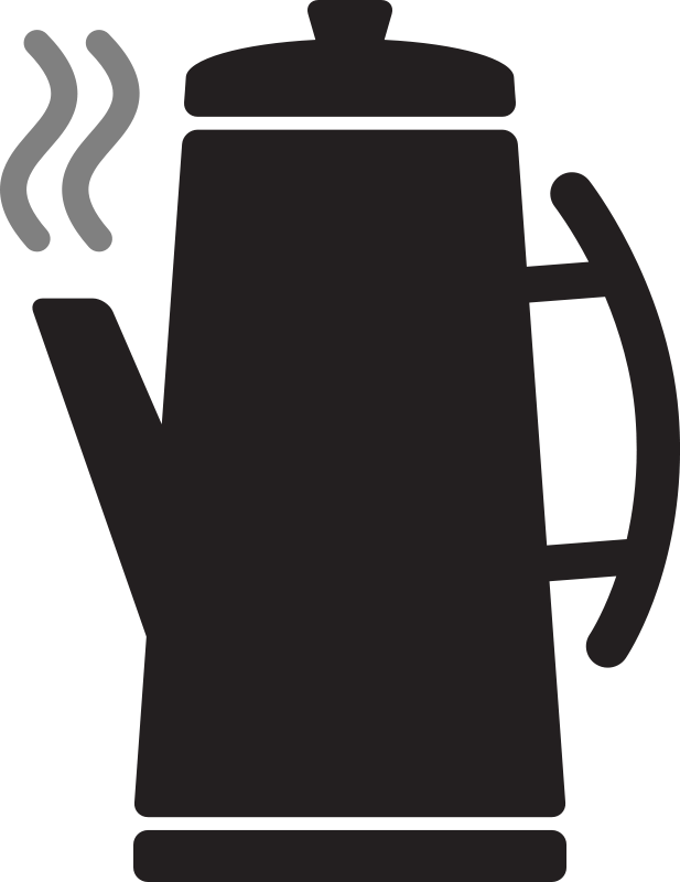 Kitchen Icon - Coffee Percolator Clip Art Download