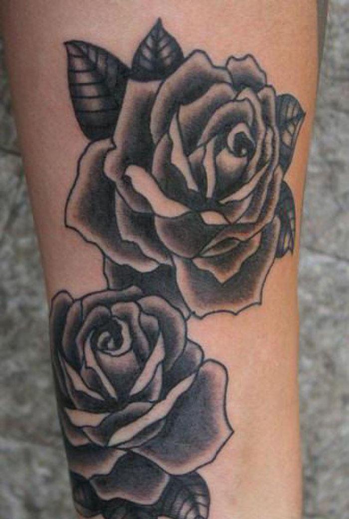 Rose Tattoo Black And White Cliparts.co