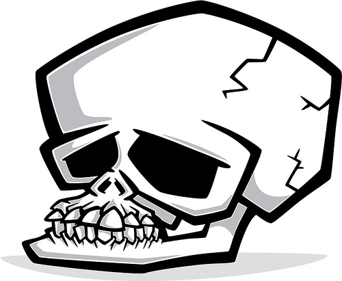 Cartoon skull | Flickr - Photo Sharing!