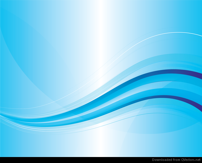Abstract Blue Waves Vector Template Background - Free Vector ...