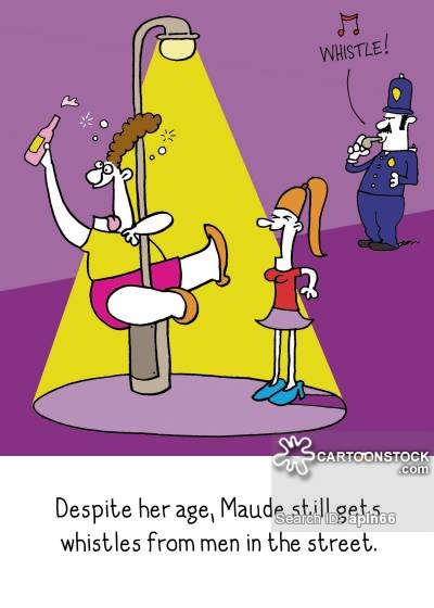 Pole Dances Cartoons and Comics - funny pictures from CartoonStock