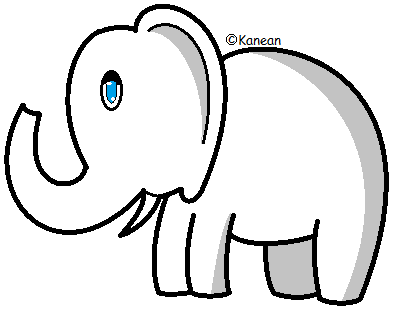 Free Elephant Line art by Kanean on deviantART