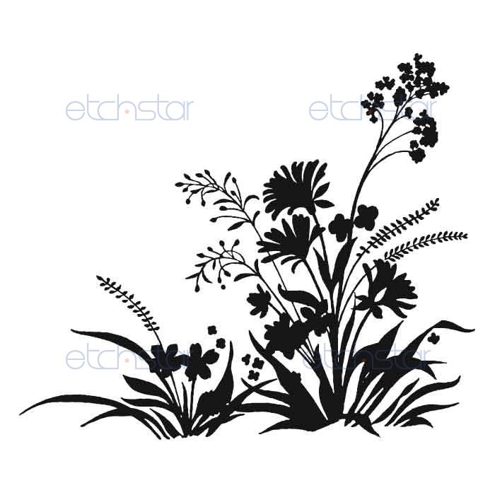free clip art flower silhouette - photo #49