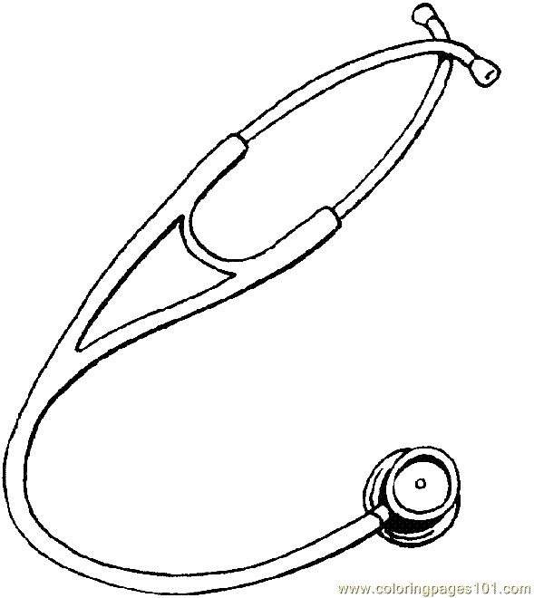 Doctor Tools Coloring Page | Clipart Panda - Free Clipart Images