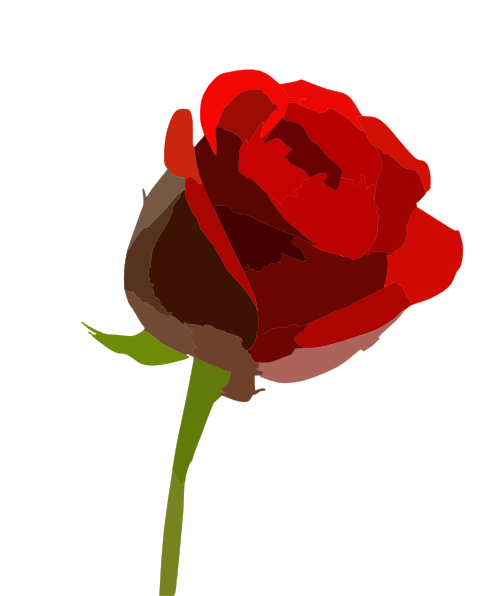 Red Rose Clip Art at Clker.com - vector clip art online, royalty ...