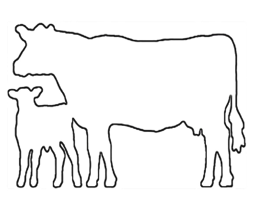 cow-and-calf-clipart-patterns- ...