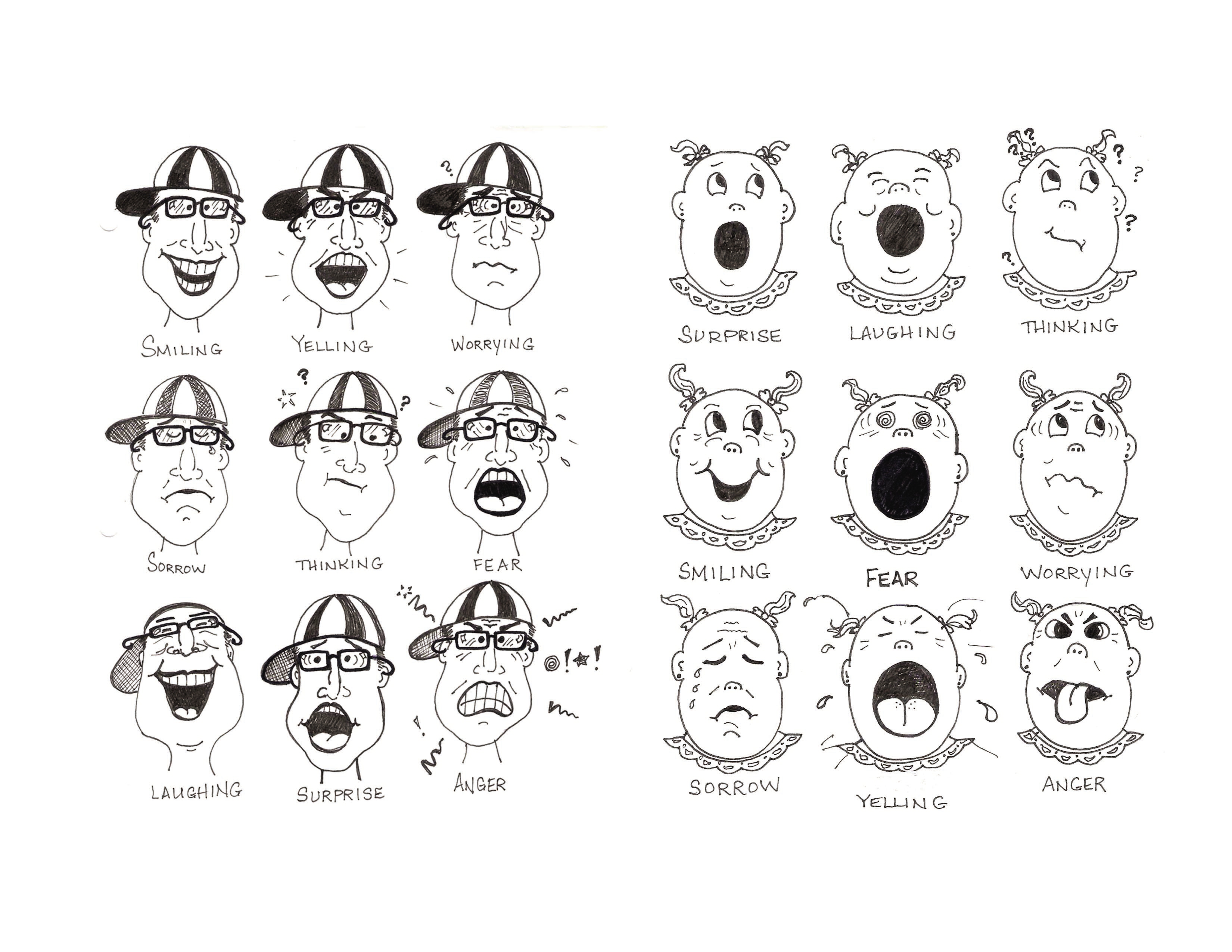 Showing results for Facial Expressions Cartoon Faces ...