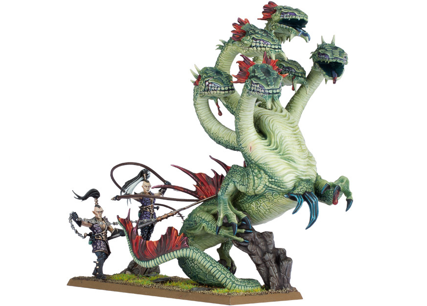 The Dark Elf Hydra model | Furnace of Arcana