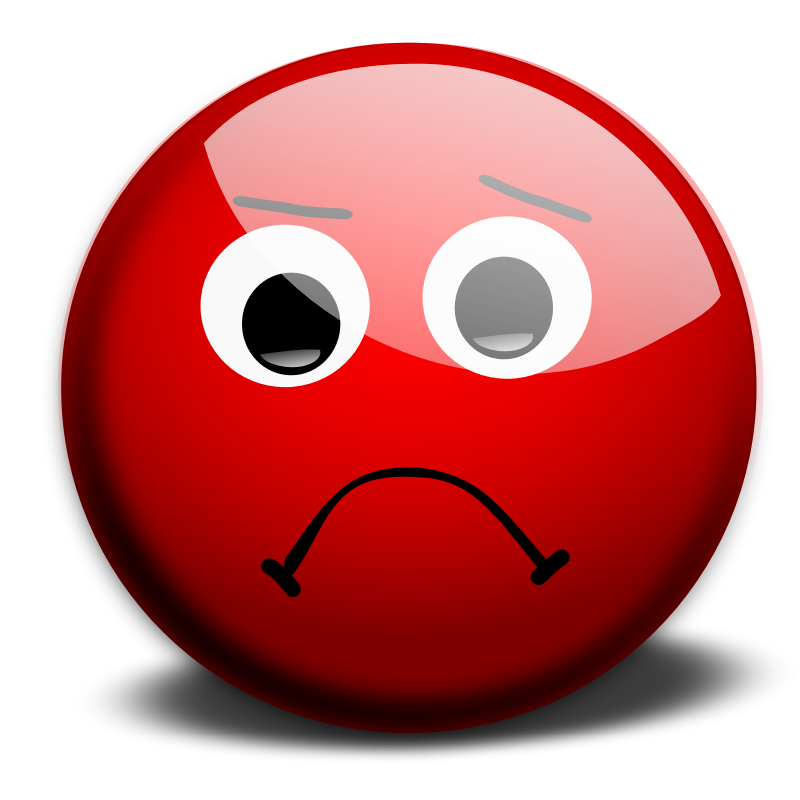 funcentrate.com » Red Sad Smiley Face