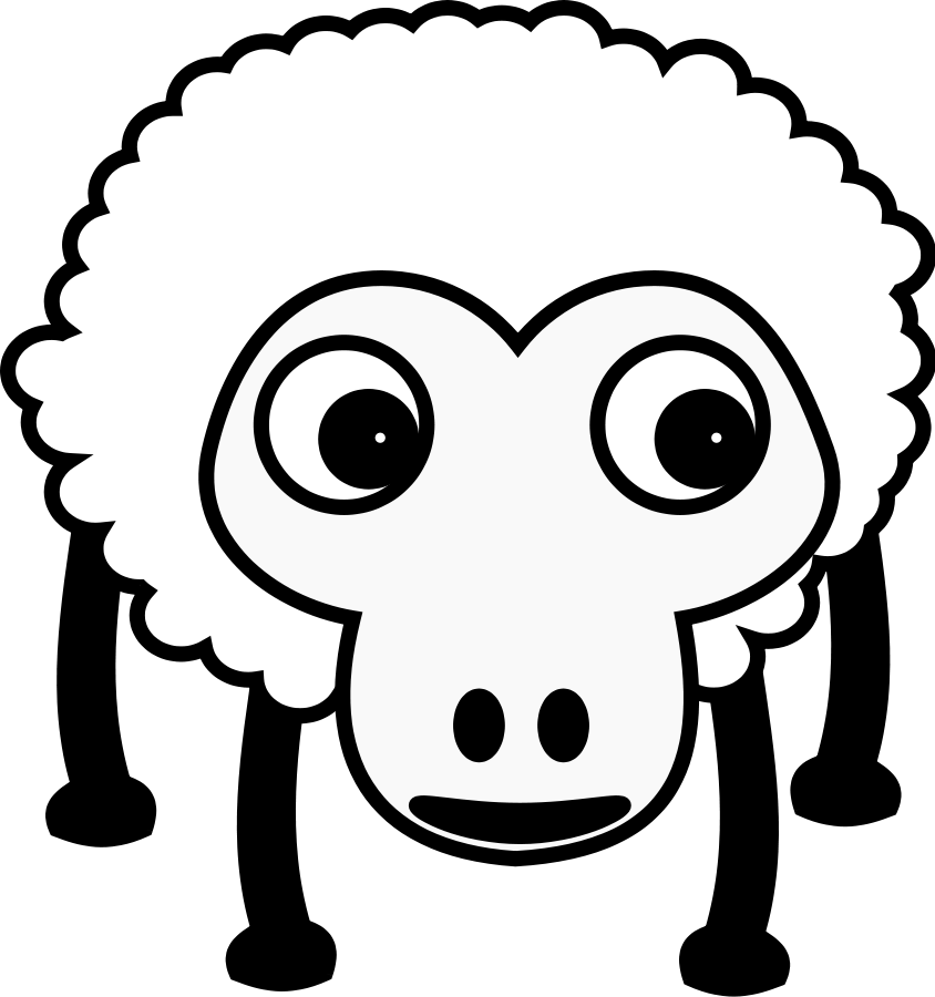 Sheep Clipart, vector clip art online, royalty free design ...
