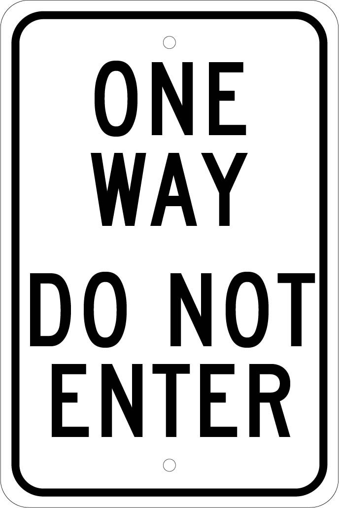One Way Traffic Sign Images & Pictures - Becuo