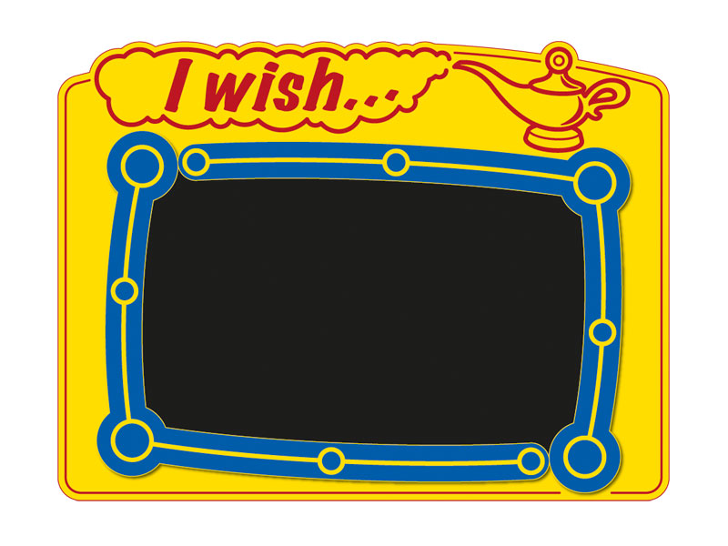 I wish…' chalkboard / Playtec