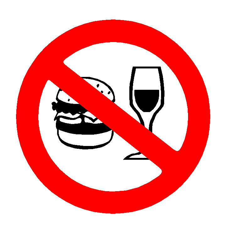 No Eating Sign
