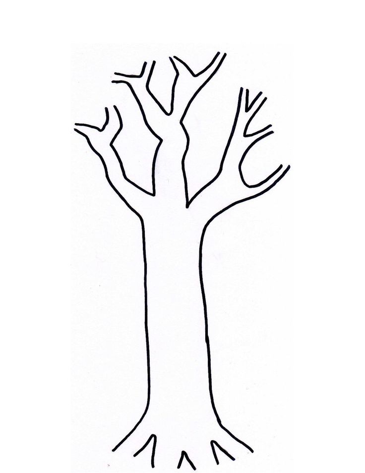 tree trunk clipart black and white - photo #2