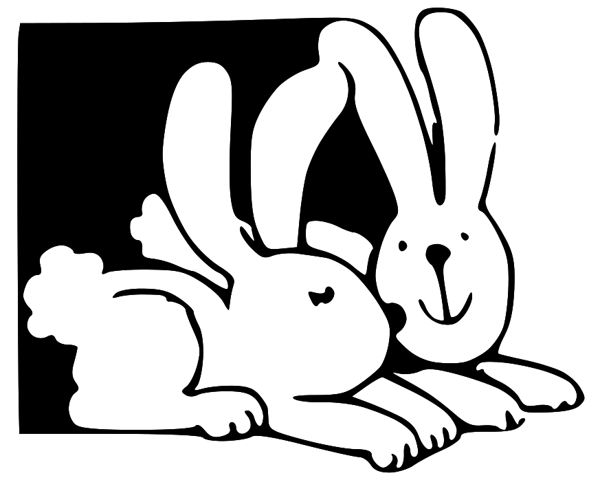 LDS Clipart: rabbits clip art