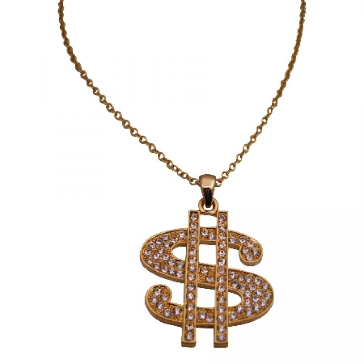 Hip Hop Jewelry by FashionJewelryForEveryone.com: Gold Dollar Sign ...