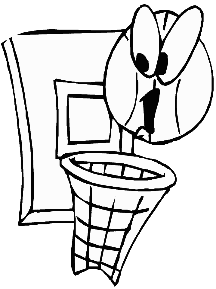 Coloring Page - Basketball coloring pages 3