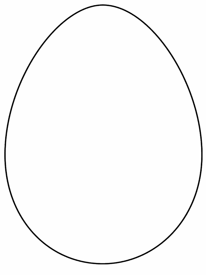 Easter Egg Outline