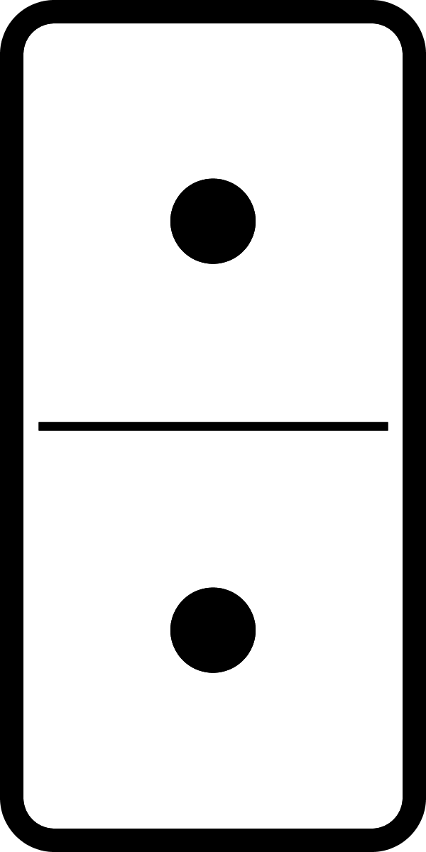 domino set 4 - vector Clip Art