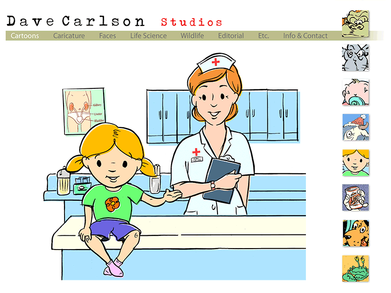 Pediatric nursing ... from the Cartoons of Dave Carlson