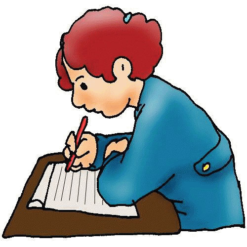 Students Writing Clipart | Clipart Panda - Free Clipart Images