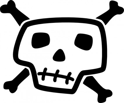 Skull And Crossbones clip art Vector clip art - Free vector for ...